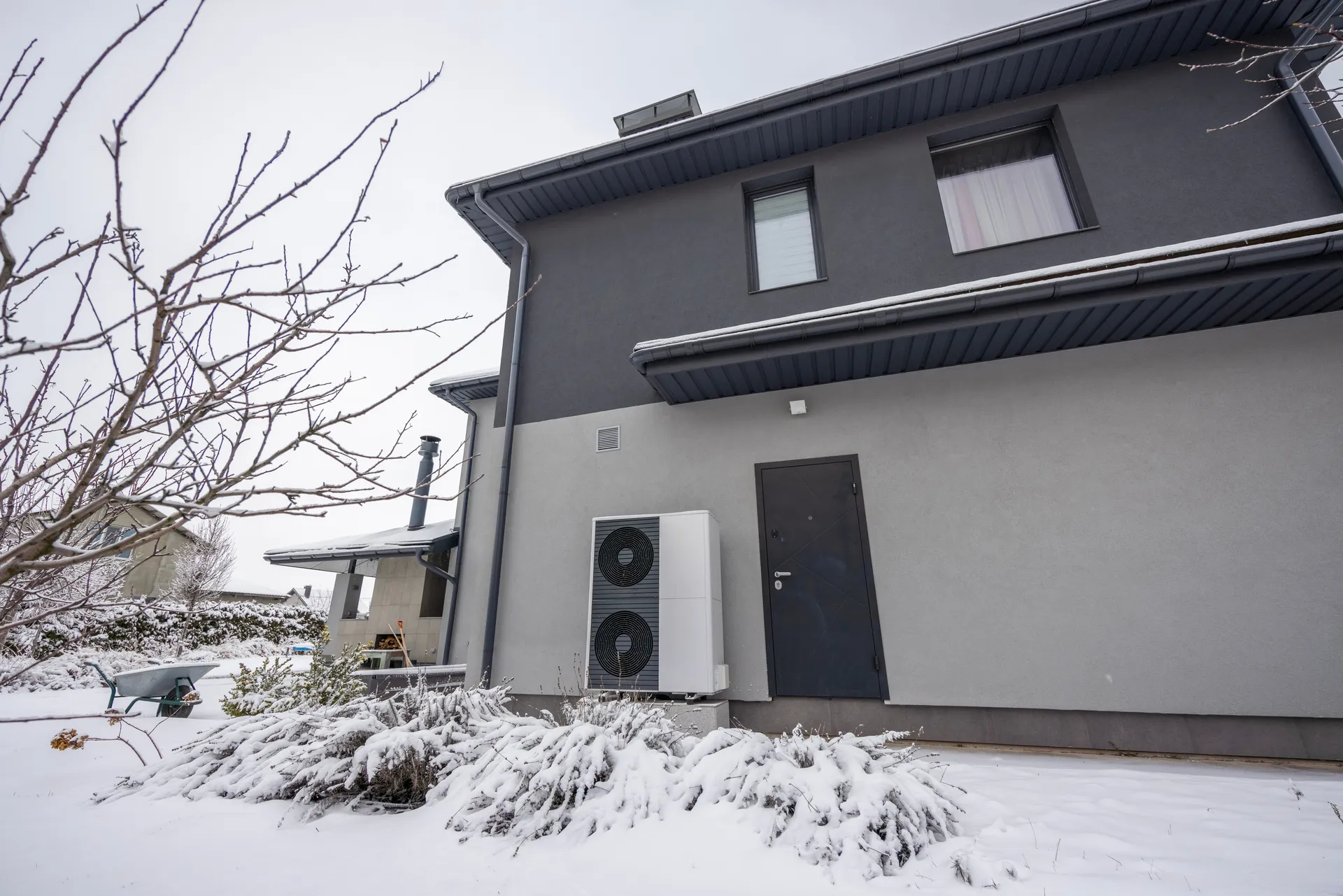 Wärmepumpe heizt zuverlässig auch im Winter